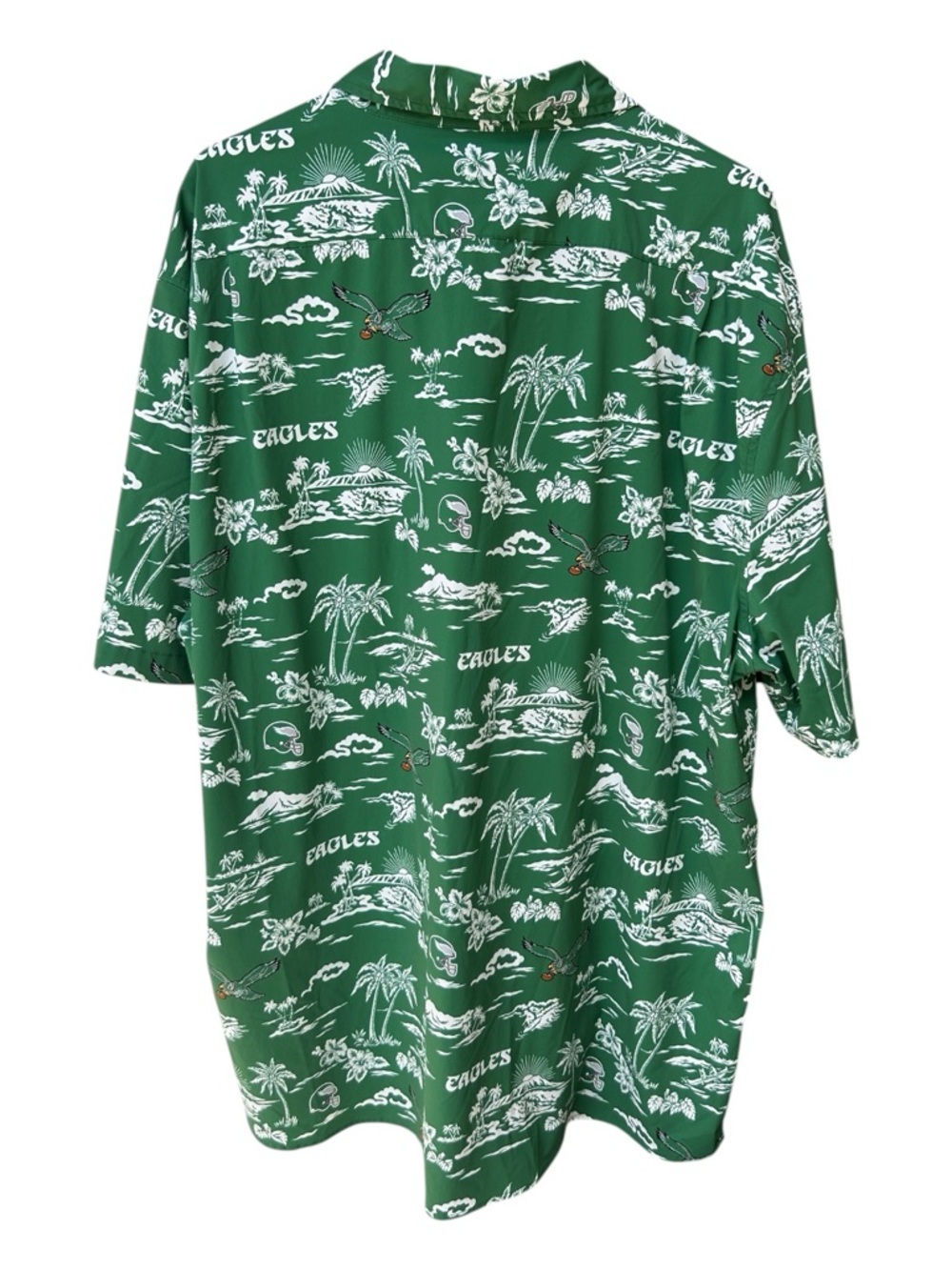 PHILADELPHIA EAGLES Throwback Performance Button Front Shirt Size 3XL NFL - Picture 8 of 12